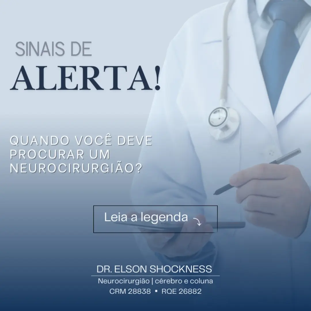 Sinais de Alerta – Cérebro e Coluna Procure um neurocirurgião se sentir: • Dor intensa e persistente • Perda de força…