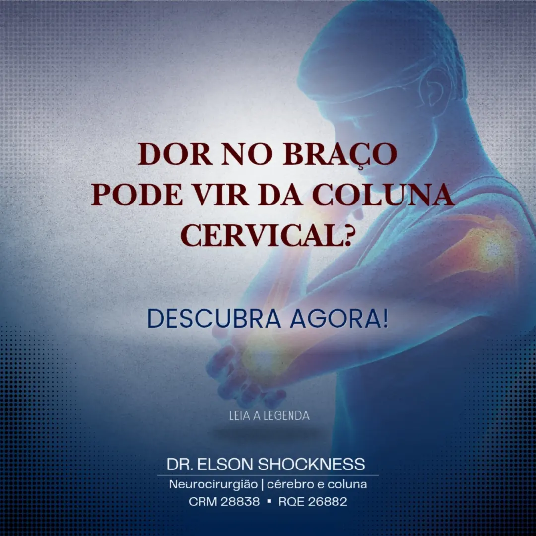 Você sabia que a dor no braço nem sempre é apenas ortopédica? Em muitos casos, ela tem origem na coluna cervical,… (imagem 1 de 2)