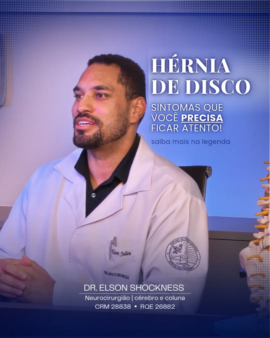A hérnia de disco é uma das causas mais comuns de dor na coluna — e pode provocar sintomas que atrapalham totalmente a…